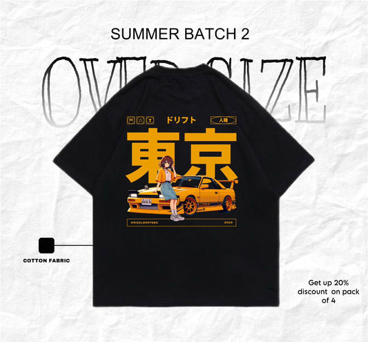 Anime Car Graphic tee